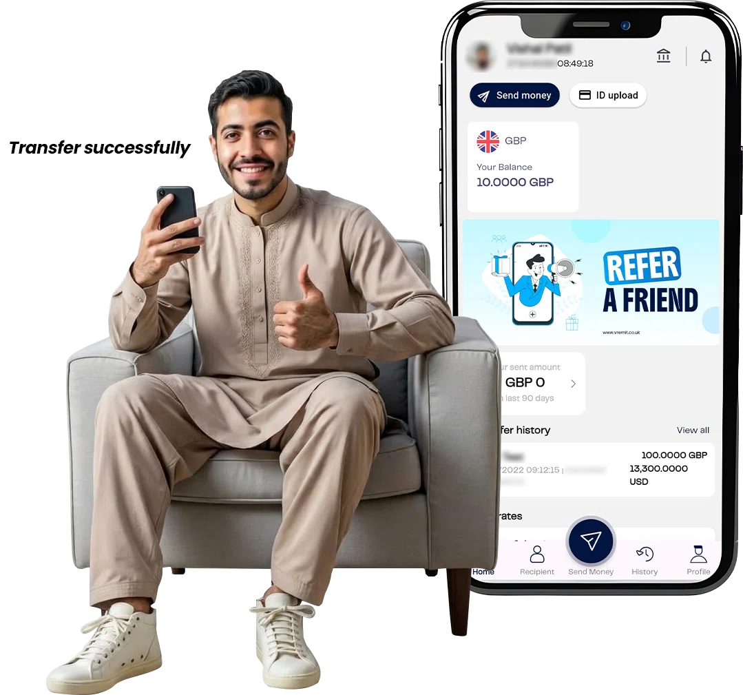 Send money to Afghanistan with the VRemit mobile app